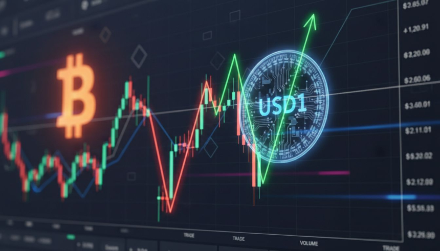  트럼프 후원 스테이블코인 USD1 거래쌍서 비트코인 '87,000달러 급등락'…플래시 크래시 발생