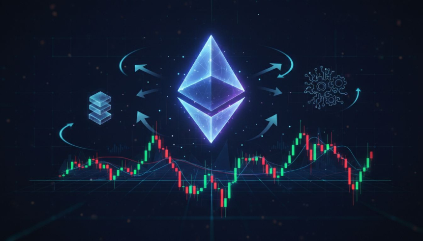  이더리움, 가격 정체 속 구조적 회복 신호…거래소 이탈·스테이킹 증가