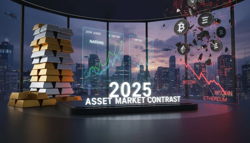 은 130%·금 65% 급등… 2025년 자산 강세 속 암호화폐는 ‘역주행’