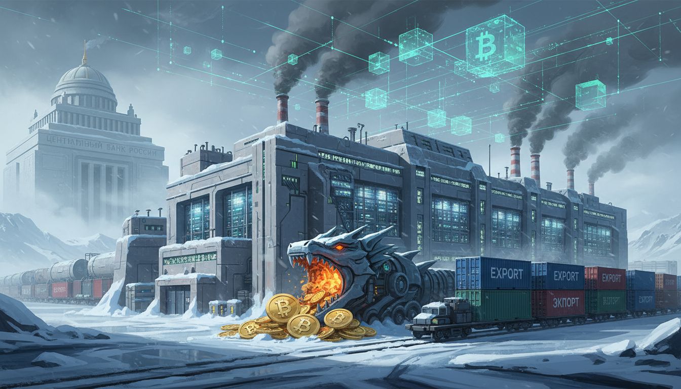 러시아 중앙은행, 비트코인 채굴 '비공식 수출'로 인정…루블화 강세에 영향