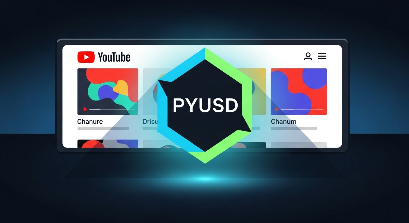 유튜브, 크리에이터 수익에 페이팔 스테이블코인 PYUSD 도입…디지털 달러 실사용 확대
