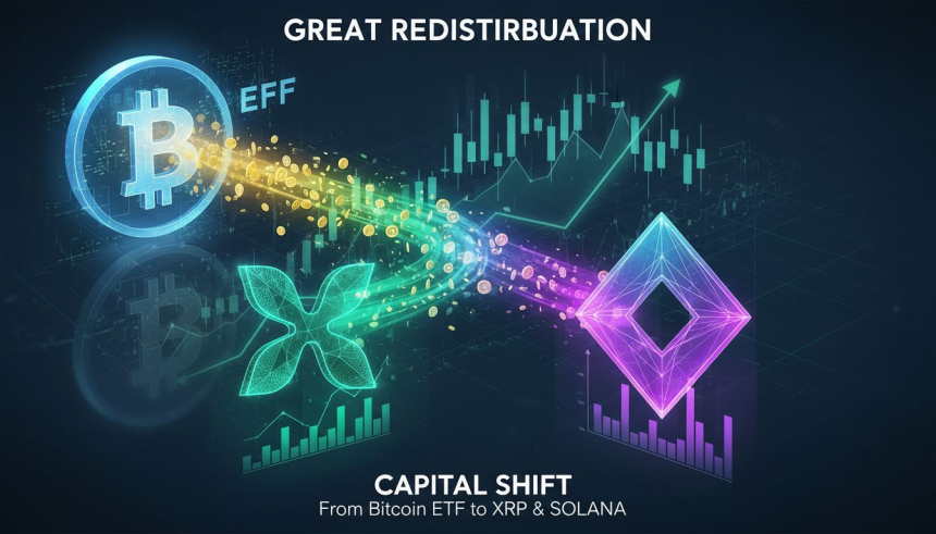 비트코인 ETF서 6,300억 유출…XRP·솔라나에 1조 이상 몰려