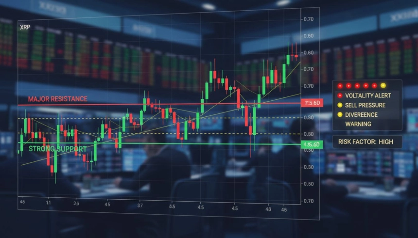 XRP, 1.90달러 지지선 위태…TD 시퀀셜 '하락 경고'에 투자자 긴장 고조