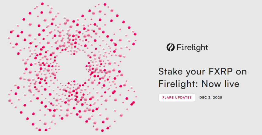플레어, XRP 최초 스테이킹 플랫폼 '파이어라이트' 출시…DeFi 커버 기능도 예고