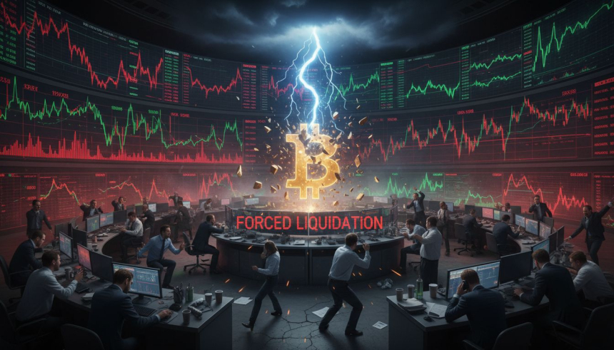  비트코인 시장, 2025년 강제 청산 216조 돌파…트럼프 관세가 '도화선'
