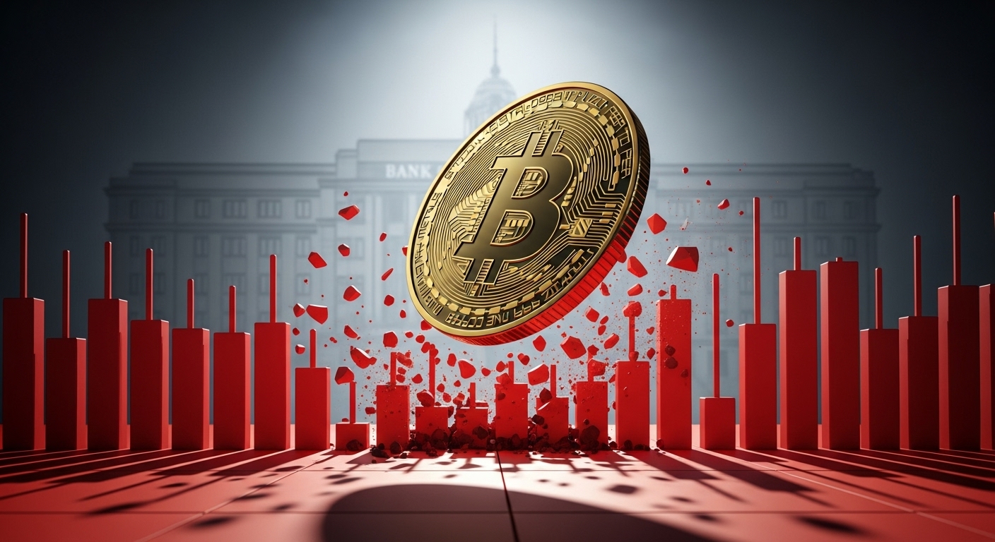 비트코인 $BTC, 일본은행 금리 인상 우려에 5% 급락…롱포지션 9,600억 원 청산