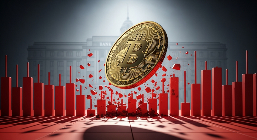  비트코인 $BTC, 일본은행 금리 인상 우려에 5% 급락…롱포지션 9,600억 원 청산