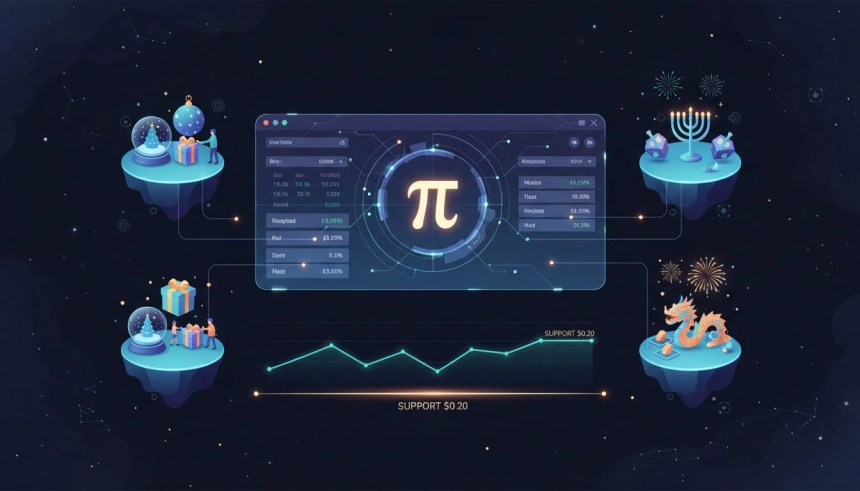 파이코인 연말 업데이트…$0.20 지지선 방어 속 유동성·커뮤니티 강화