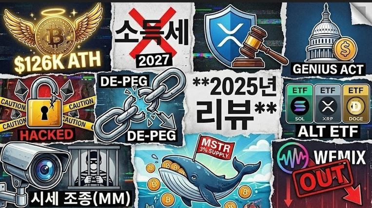  [2025총평] 비트코인 12만 달러 시대 개막과 제도권 안착… 규제와 변동성의 한 해