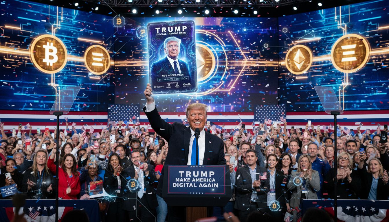 트럼프, 암호화폐 지지 공식화…NFT 활용해 유권자 결집
