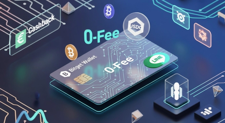 비트겟 월렛, LINE과 협업한 ‘0-수수료 크립토 결제 카드’ 캠페인 진행