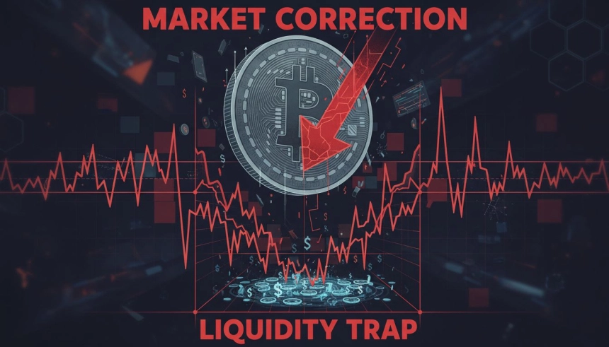 비트코인 $BTC, 유동성 함정 속 일시 반등…전문가 '2026년까지 하락 지속' 경고