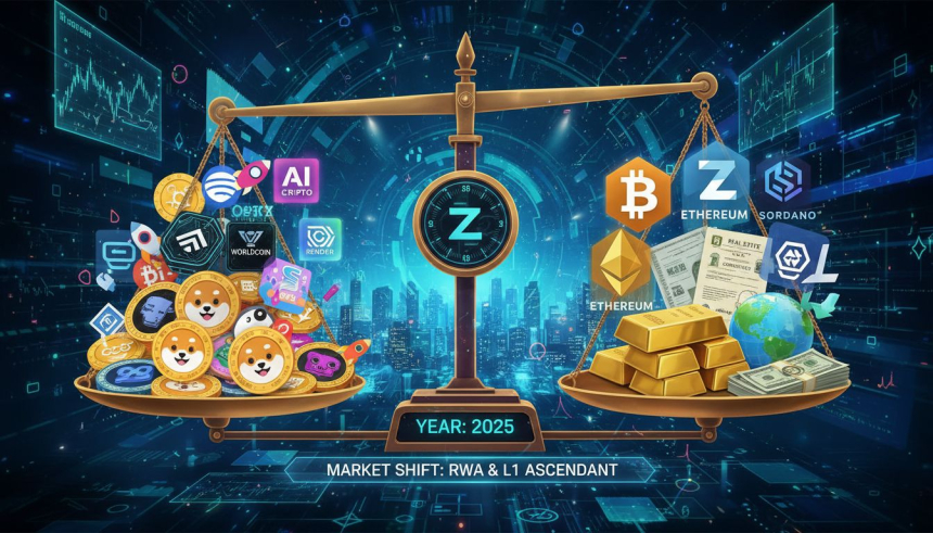  밈·AI 토큰, 인기와 수익 '엇갈렸다'…RWA·레이어1이 2025년 시장 주도