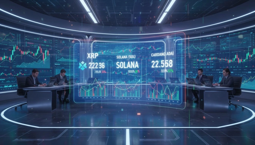 중국 AI '딥시크', XRP·솔라나·에이다 2026년 전망 공개…최대 300% 상승부터 급락 시나리오까지