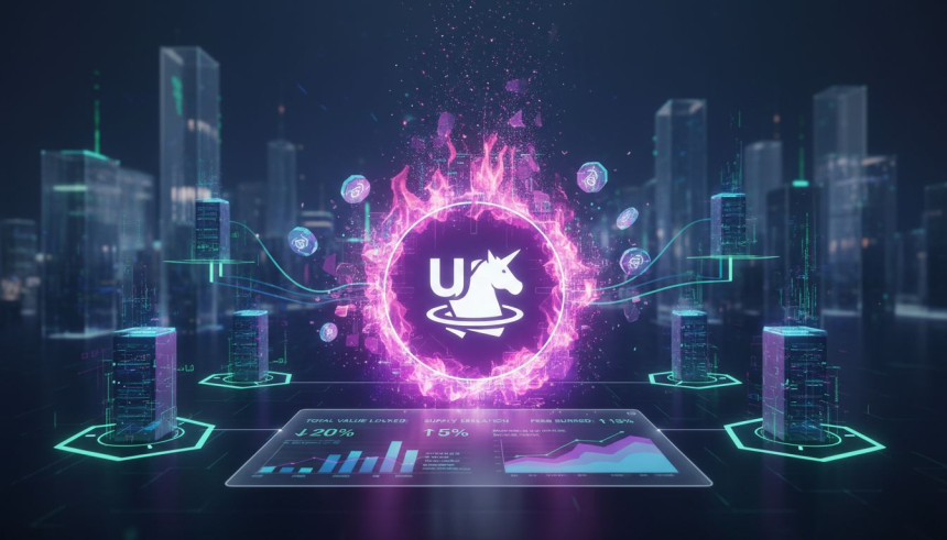  유니스왑, 거래 수수료로 UNI 소각한다…‘디플레이션 구조’ 전환