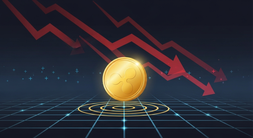  리플(XRP) 투자심리 급랭…레버리지·매수세 동반 급감