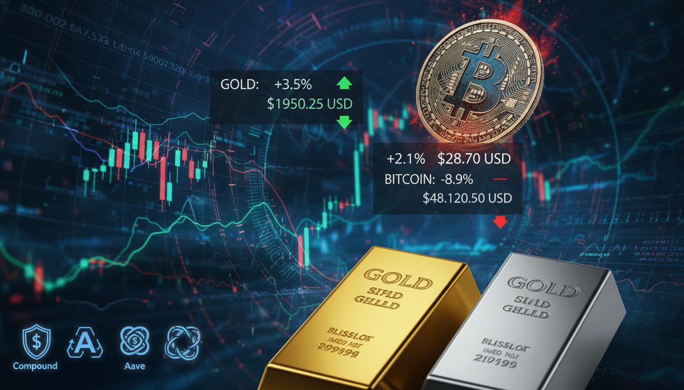 금·은, 2025년 수익률서 암호화폐 앞질러…비트코인(BTC) 부진 속 DeFi 반등 기대감