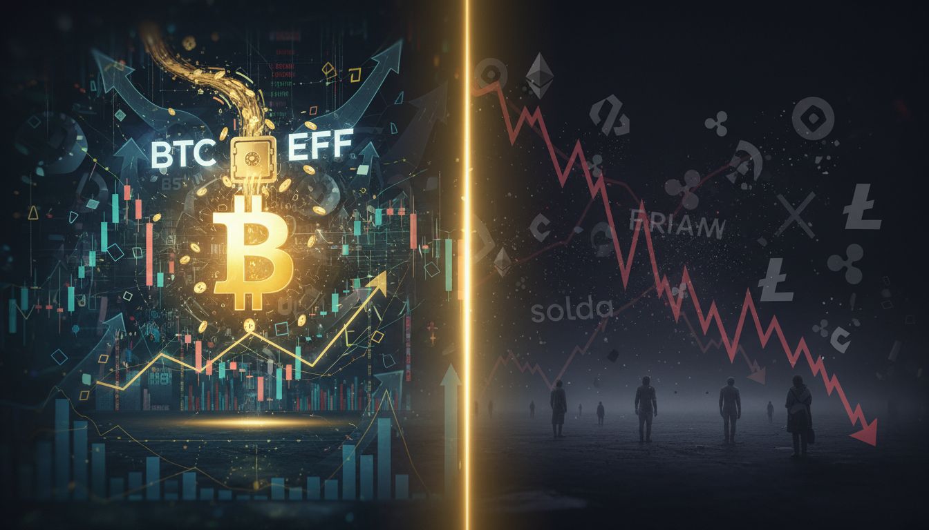 비트코인 12만 달러 찍고도…'ETF 쏠림'에 시장은 양극화 위기