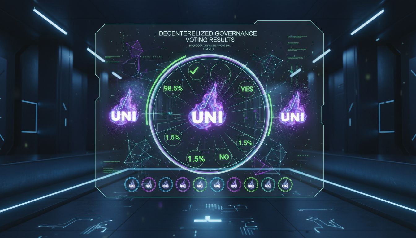 유니스왑, ‘수수료 스위치’ 가동 확정…1억 UNI 소각·연 7,000억 원 규모 수익 구조 개편