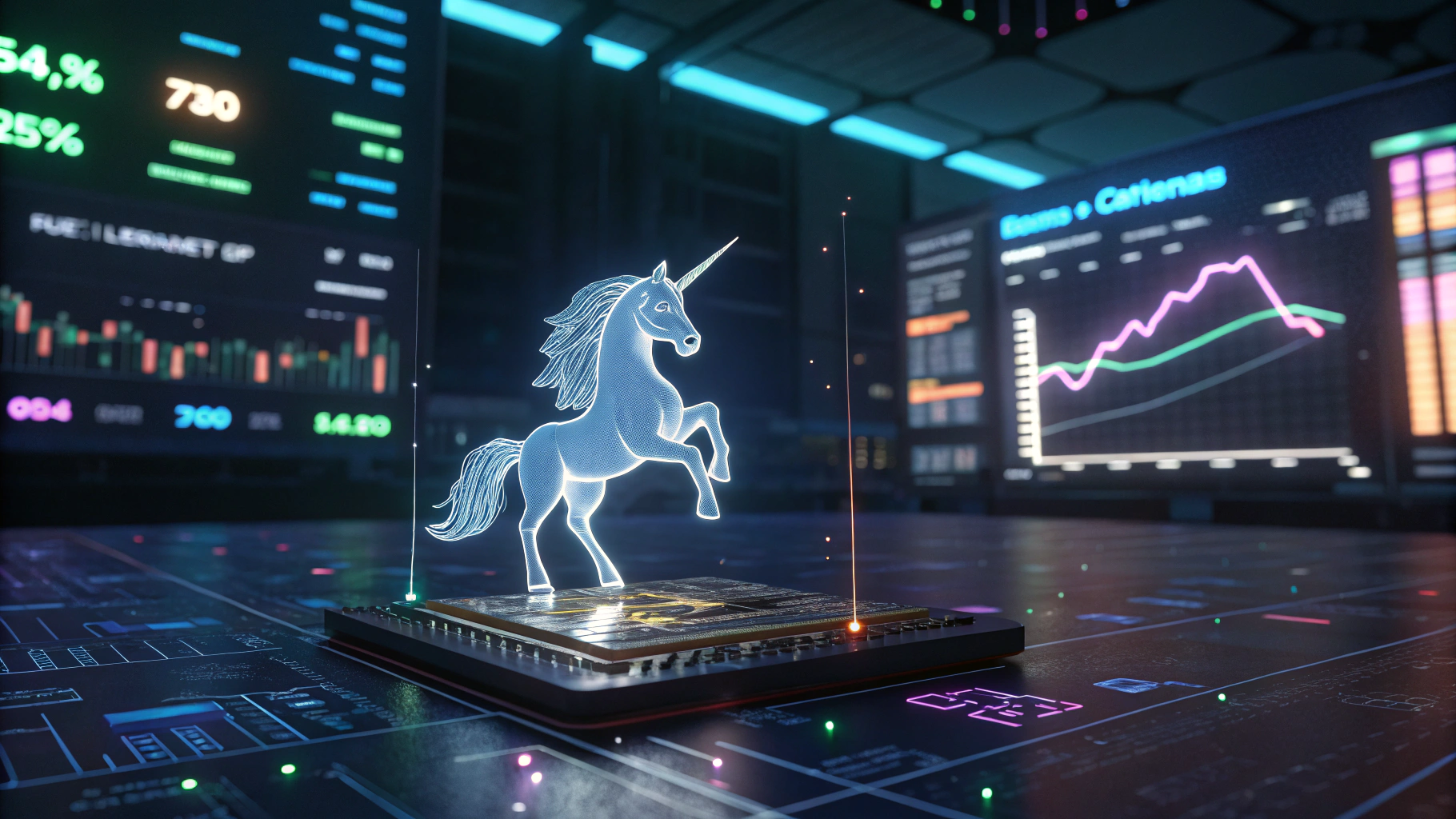 AI 스타트업 폭풍 성장… 유니콘 보드, 사상 최초 7조 달러 근접