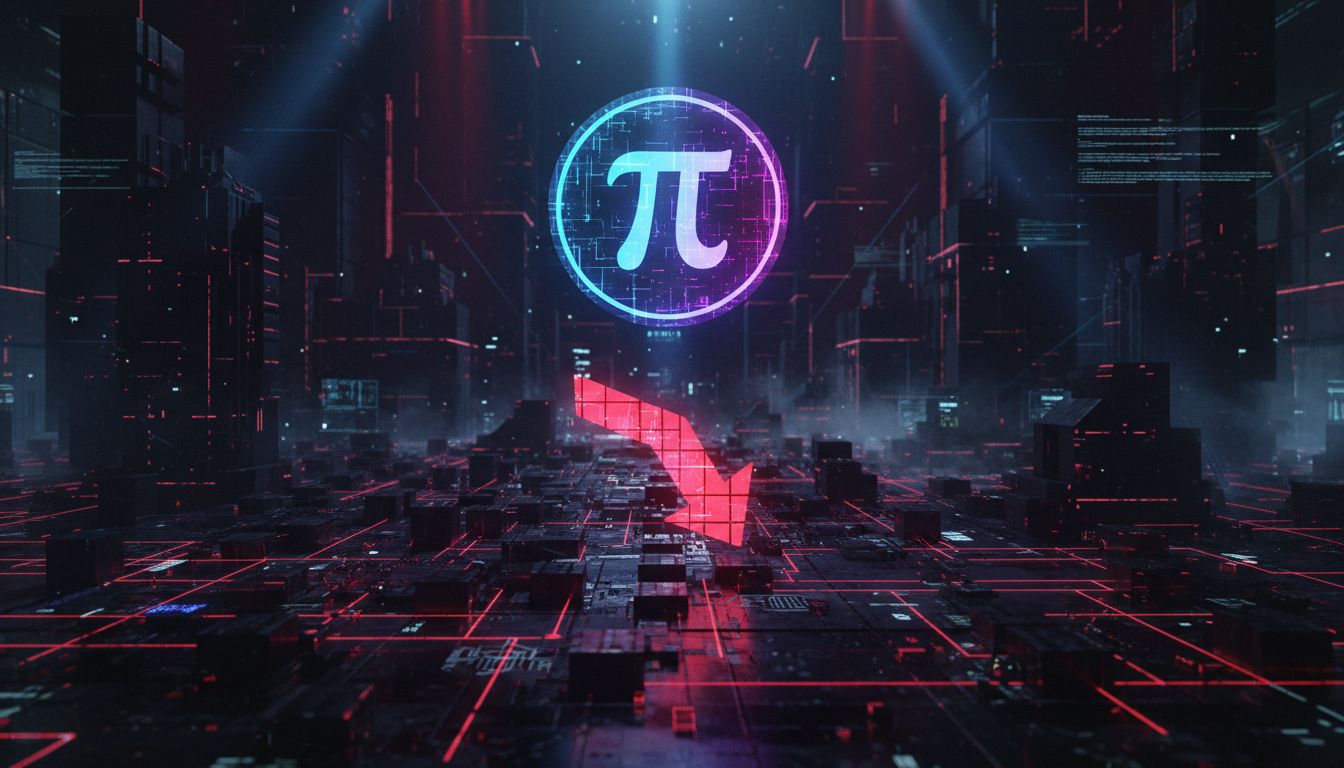 Pi Network, AI 인증 업그레이드에도… PI 토큰 93% 폭락