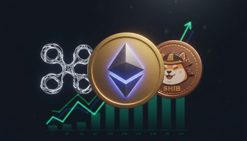  이더리움·시바이누·XRP, 기술적 반전 신호 속 상승 전환 기대 커져