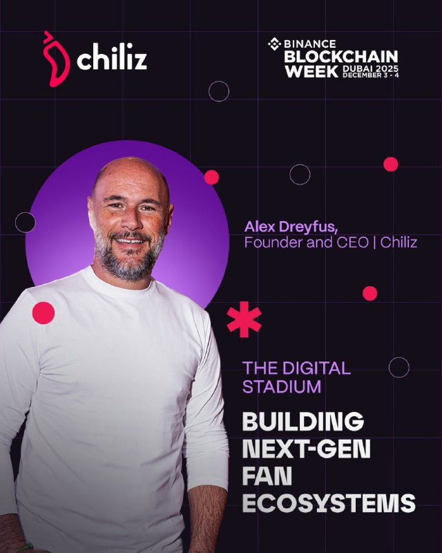  칠리즈, 바이낸스 블록체인 위크 2025 공식 참여…CEO 기조연설 예정