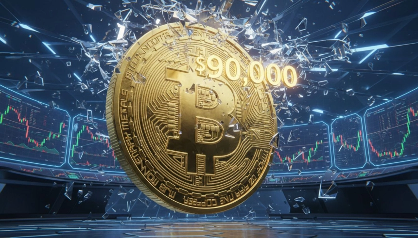 비트코인 9만 달러 돌파 임박…시장, 기술적 중대 분기점 도달