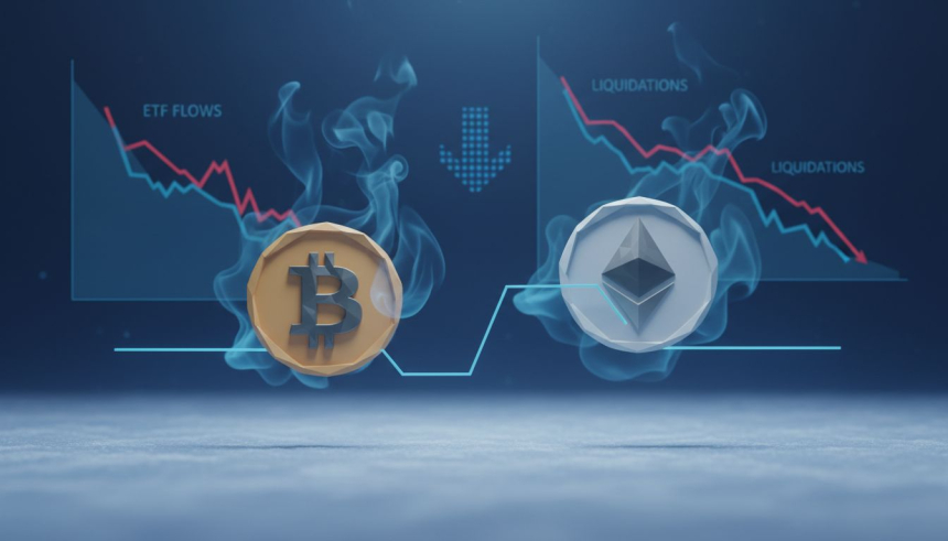  비트코인·이더리움 정체 속 ETF 자금 유출... 시장 심리 '극단적 공포'