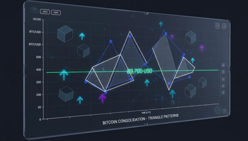비트코인($BTC), 8만 9,700달러 압축 국면…9만 달러 돌파 관건