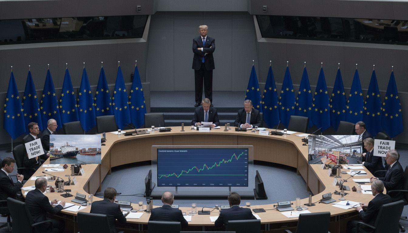 EU, 트럼프 관세 발표에 긴급 회의…비트코인($BTC)은 '무반응'