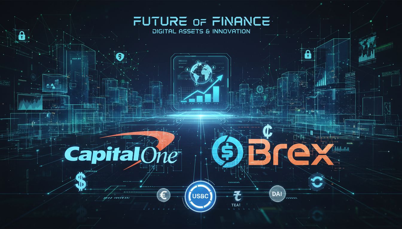 캐피털원, 스테이블코인 활용한 핀테크 ‘브렉스’ 7조 원에 인수 추진