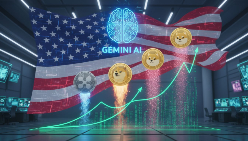 구글 제미나이AI, 2026년 XRP·도지코인·시바이누 3배~11배 상승 전망