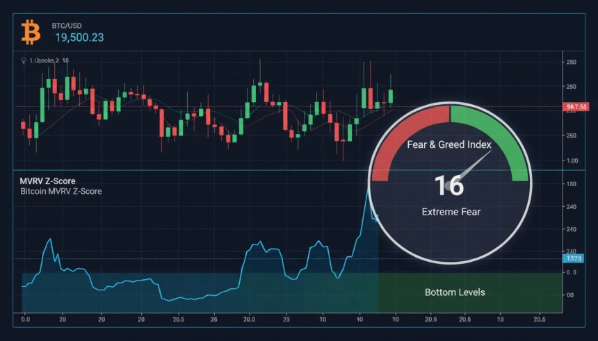 ‘16점 공포’ 속 반등 신호…비트코인, MVRV Z-스코어 사상 최저 근접