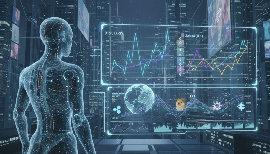 XRP·솔라나·도지코인, 중국産 AI 'KIMI' 2026 전망…“ETF 수혜로 최고가 경신 근접”