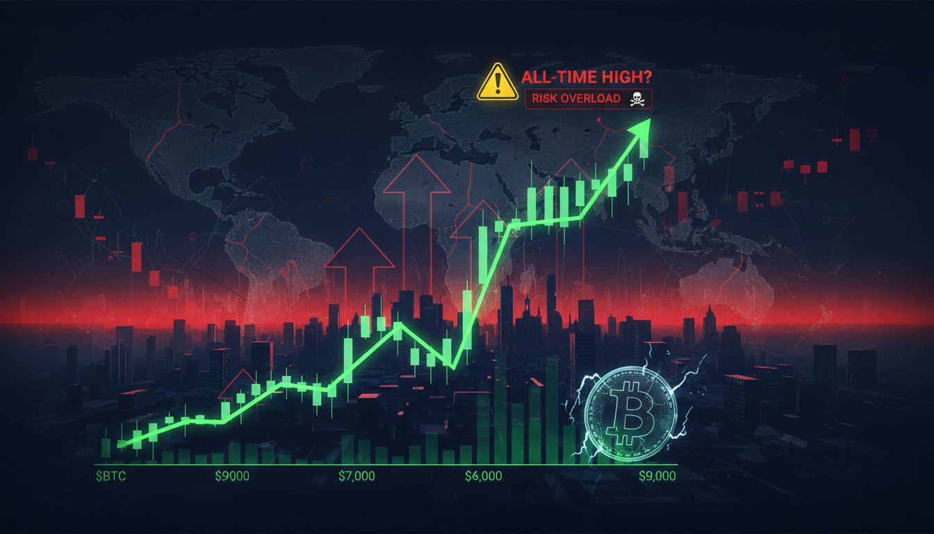비트코인 $BTC 9만 달러 돌파에도…전문가 '10만 달러 후 급락 가능성' 경고
