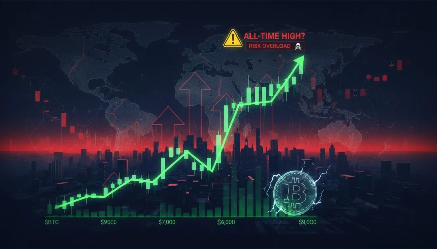 비트코인 $BTC 9만 달러 돌파에도…전문가 '10만 달러 후 급락 가능성' 경고