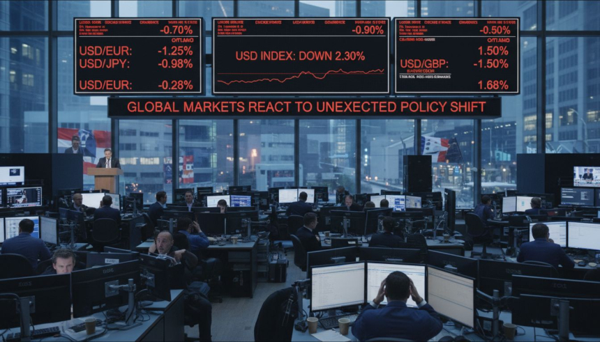  트럼프 정책 불확실성에 달러 7개월 만에 최대 하락…시장, 연준 금리 인하도 주목