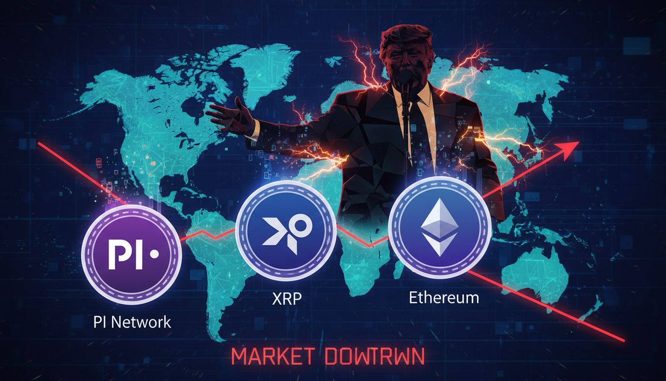 트럼프 ‘그린란드 발언’ 파장…파이네트워크·XRP·이더리움 일제 하락
