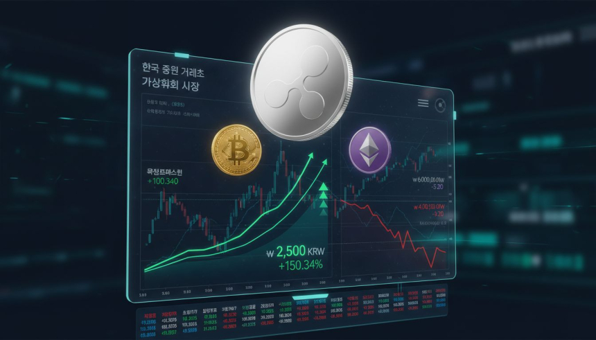  XRP, 2025년 업비트 거래량 1위…비트코인·이더리움 제쳐