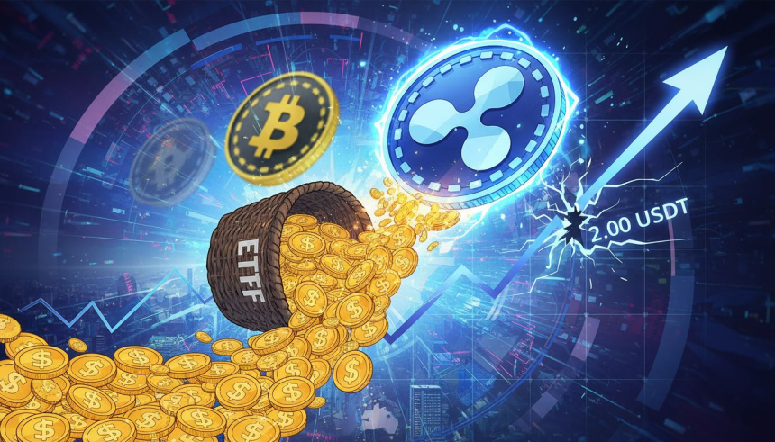 XRP, ETF 자금 유입 속 2달러 돌파…시총 순위도 BNB 제쳐