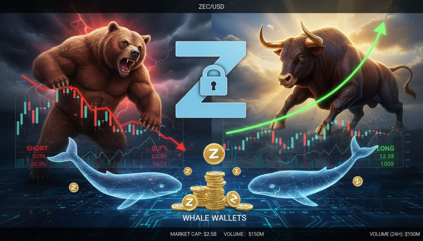  5,000만 달러 파생매도 vs 고래 매집… Z캐시, 반등 시나리오 열릴까