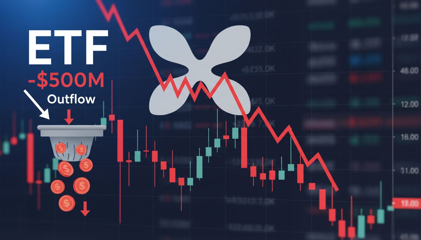 9,292만 달러 순유출… XRP ETF '최악의 하루', 3.5개월 최저가 추락