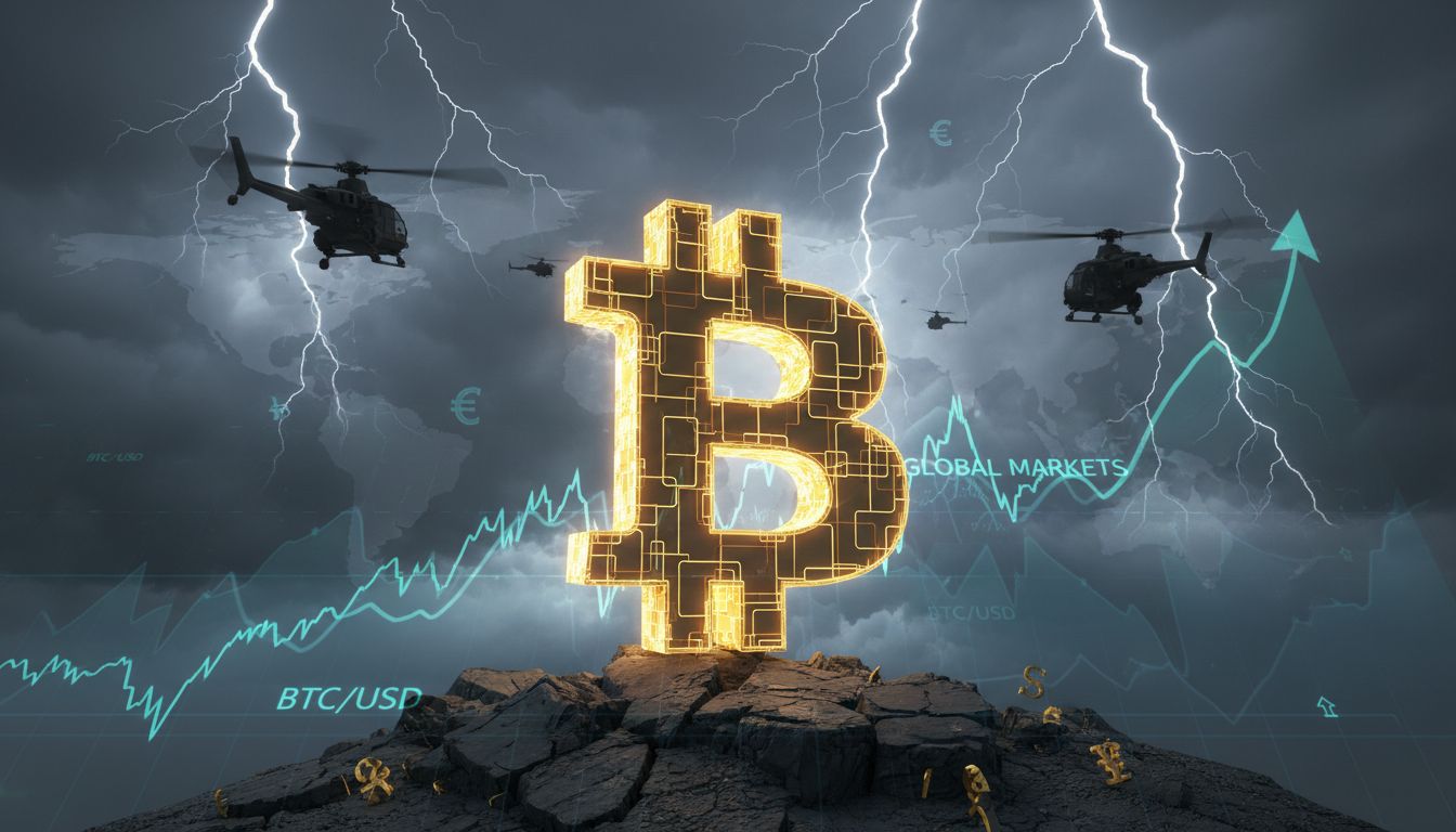 트럼프 대통령 공습에도 비트코인($BTC) 9만 달러 방어…‘안전자산’ 역할 부각