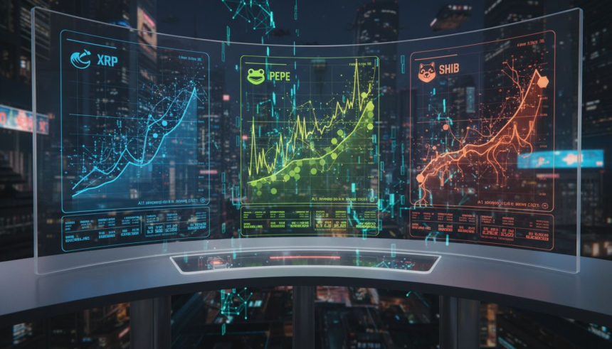  ChatGPT, XRP·PEPE·시바이누 2026년 시나리오 제시…최대 500% 상승도