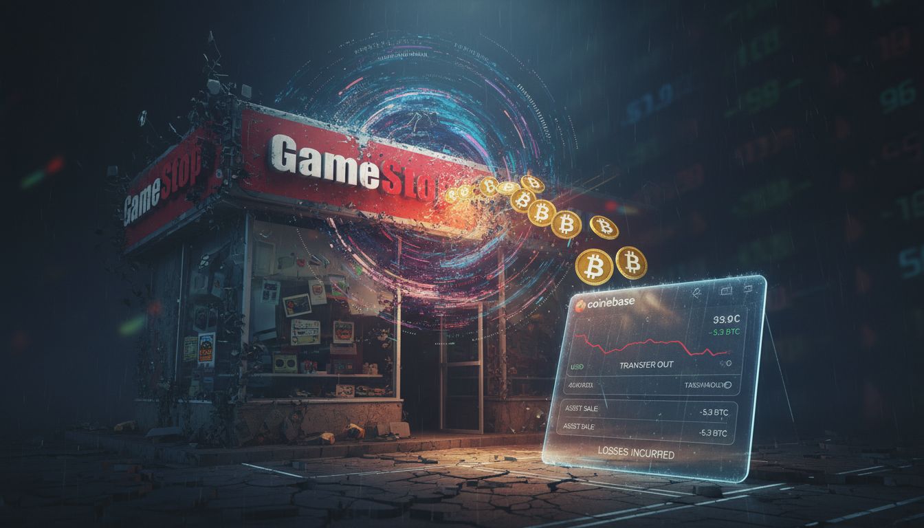 게임스톱, 비트코인($BTC) 전량 이체…7,600만 달러 손실 현실화 주목