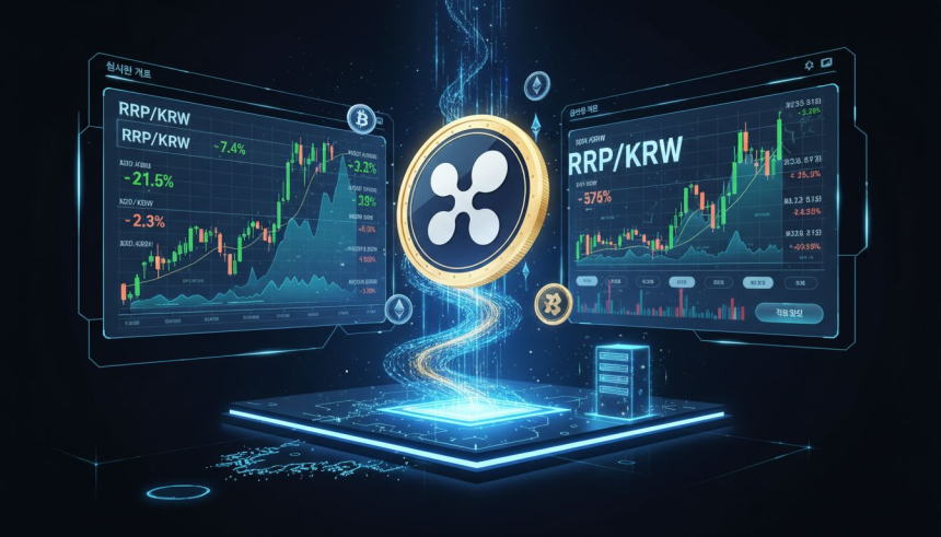  XRP, 2025년 한국 최다 거래 암호화폐…비트코인·이더리움 제쳐