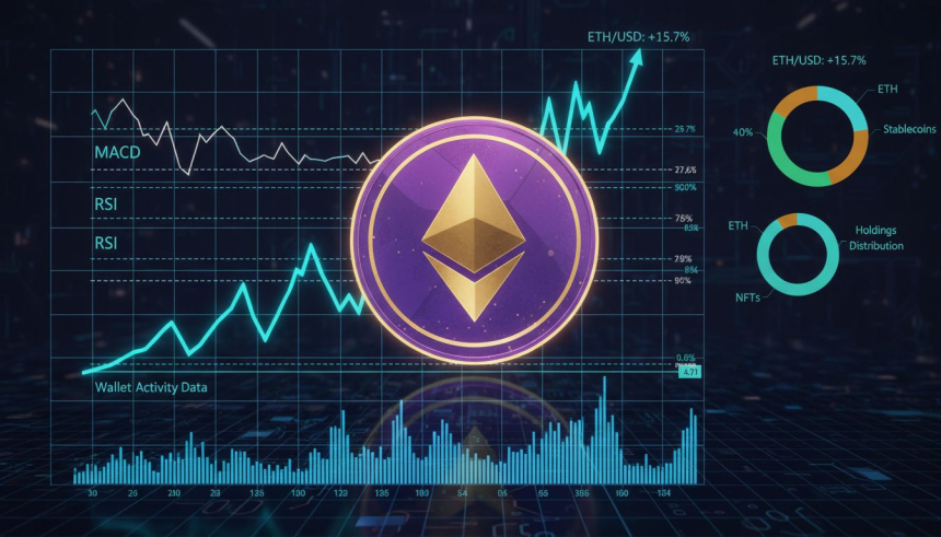  이더리움($ETH), 3,500달러 돌파 앞두고 긴장…활성 지갑 급증 속 상승세 지속 주목