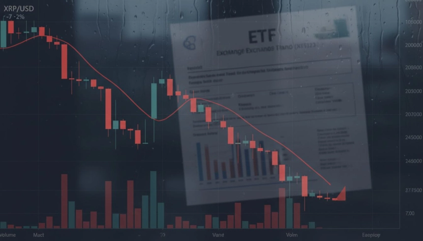9,292만 달러 유출…XRP ETF, '최악의 하루'에 3개월 최저가 추락