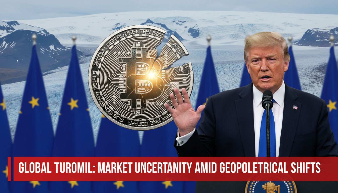 트럼프, '그린란드 매입' 조건으로 EU에 최대 25% 관세 경고…비트코인 $BTC 불안 심화